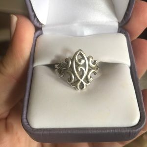 James Avery Itchcus Jesus Fish Ring Size 6